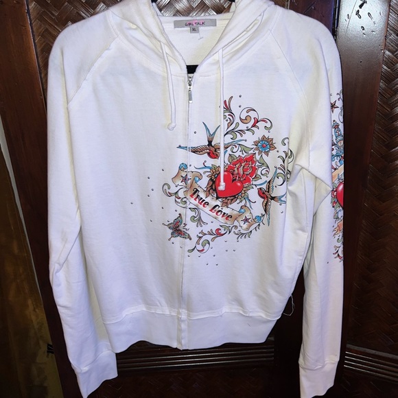 Design White Hoodie (NWOT) - Picture 1 of 3